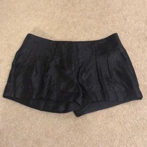 EXPRESS Shiny Black Dress Shorts